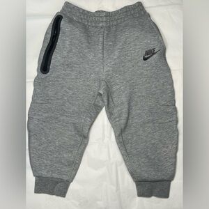 Nike Tech Gray Kids Joggers with Zip Pocket